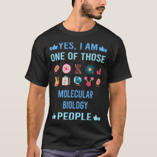 Die mensen moleculaire bioloog t-shirt