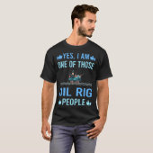 Die mensen olie tuig ruw nek offshore t-shirt (Voorkant volledig)