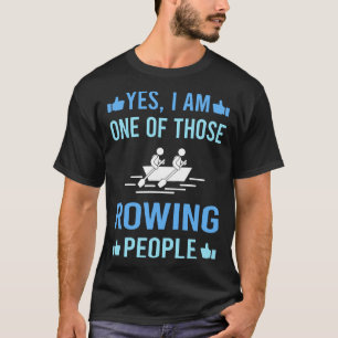 Die mensen roeien roeier t-shirt