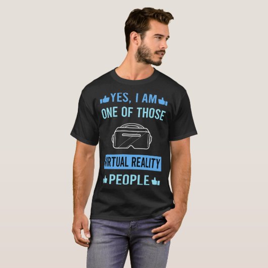 Die Mensen Virtual Reality VR T-shirt (Voorkant volledig)