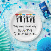 Die met het Baby shower Papieren Bordje (Feest)