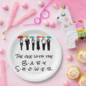 Die met het Baby shower Papieren Bordje (Feest)