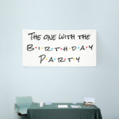 Die met het verjaardagsfeestje spandoek (Beurs)