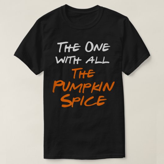 Die met pompoenkruid t-shirt (Design voorkant)