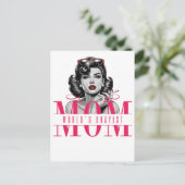 Die mittelmäßigste Mama der Welt – Retro Edition Briefkaart (Staand voorkant)
