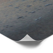 Die Möwe am Strand Poster (Hoek)