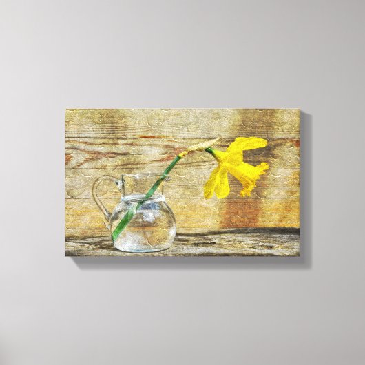 Die Narzisse Canvas Afdruk (Voorkant)
