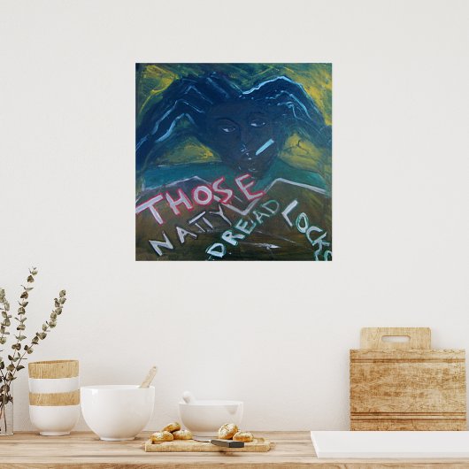 DIE NATUURDREADLOCKS POSTER (Keuken)