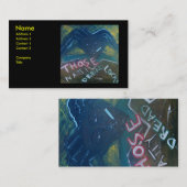 DIE NATUURDREADLOCKS VISITEKAARTJE (Voorkant / Achterkant)