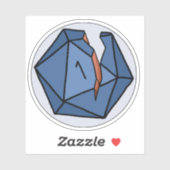 Die natuurlijke Logo Sticker (Vel)