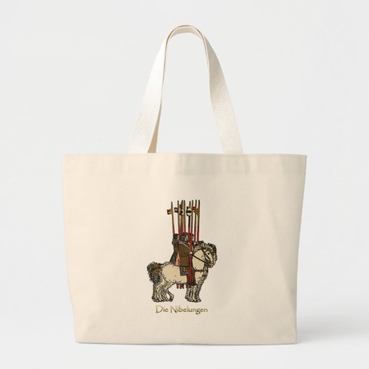 Die Nibelungen Grote Tote Bag (Voorkant)