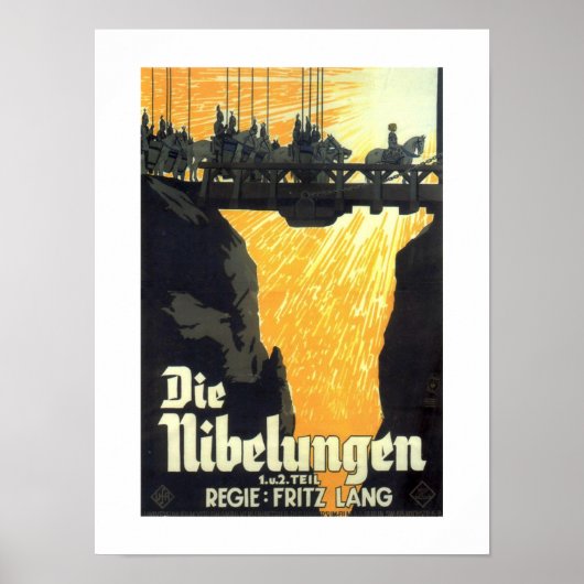Die Nibelungen Opera 1924 Poster (Voorkant)