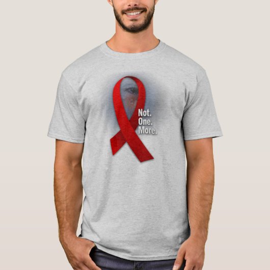 Die niet. Eén. Meer. T-shirt (Voorkant)