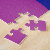 Die nieuwe Memphis maskerade golf Legpuzzel (Zijkant)