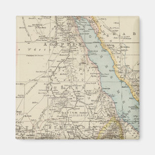 Die Nillander - Atlas Map of the Nile Magneet