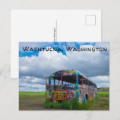 Die NW Bus Washington Briefkaart (Voorkant / Achterkant)