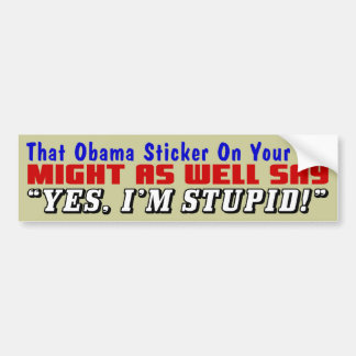 Die Obama Sticker! Bumpersticker
