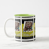 Die Ongelooflijk krimpend Man Tweekleurige Koffiemok (Links)