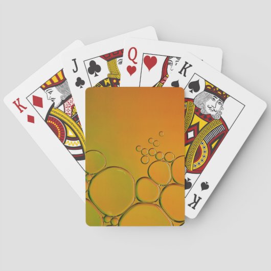 die oranje bellen pokerkaarten (Achterkant)