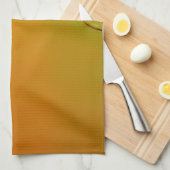 die oranje bellen theedoek (Quarter Fold)