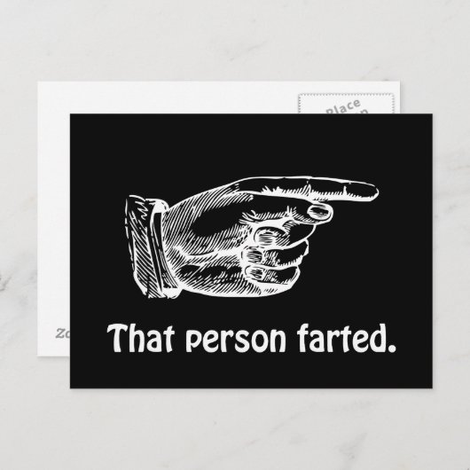 die persoon heeft gekweekt briefkaart (Voorkant / Achterkant)