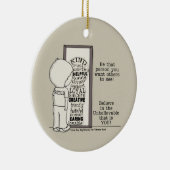 Die persoon zijn keramisch ornament (Rechts)