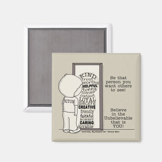 Die persoon zijn magneet (Voorkant / Achterkant)