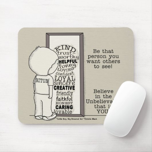 Die persoon zijn muismat (Met muis)