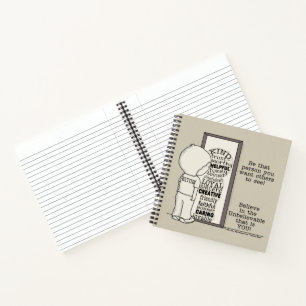 Die persoon zijn notitieboek