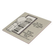 Die persoon zijn tegeltje (Zijkant)