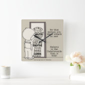 Die persoon zijn vierkante klok (Huis)