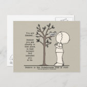 die plaats briefkaart (Voorkant / Achterkant)