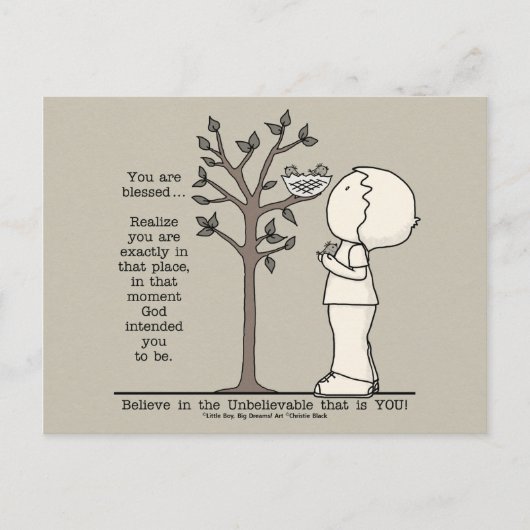 die plaats briefkaart (Voorkant)