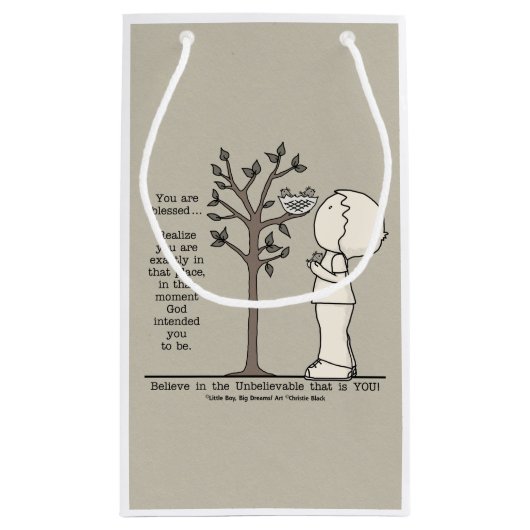 die plaats klein cadeauzakje (Achterkant)