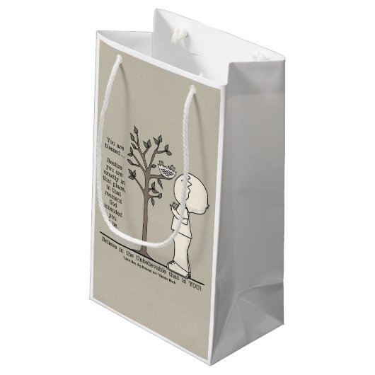 die plaats klein cadeauzakje (Achterkant Gekanteld)