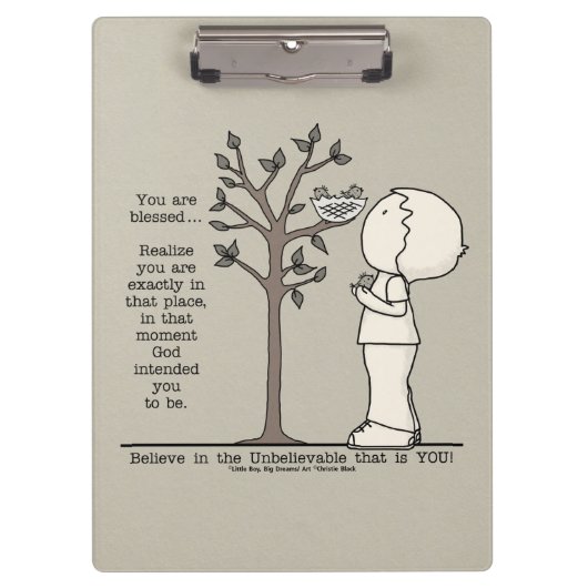 die plaats klembord (Voorkant)