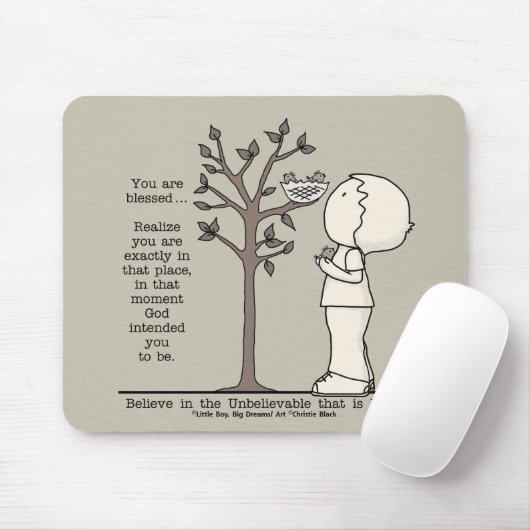 die plaats muismat (Met muis)