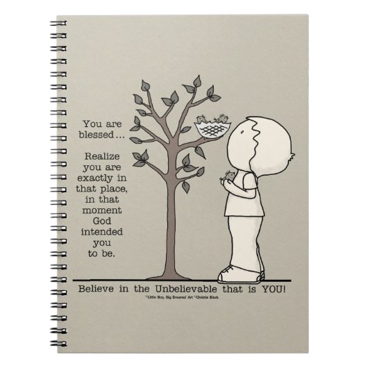 die plaats notitieboek (Voorkant)