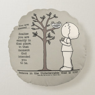 die plaats rond kussen