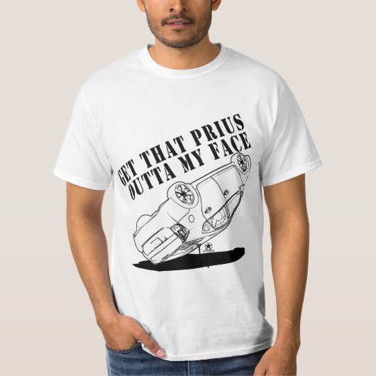 Die Prius verplaatsen T-shirt (Voorkant)