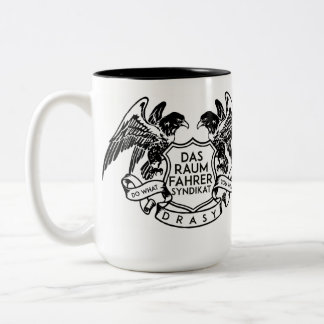 Die Raumfahrer Tasse Tweekleurige Koffiemok