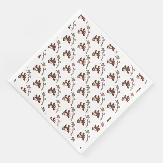 Die richtige Serviette zum Fondue oder Raclette Servet (Hoek)