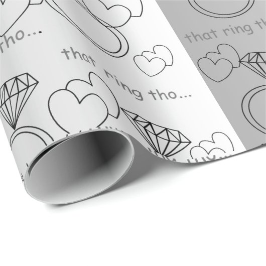 DIE RING THO.... Cadeaupapier (Rol Hoek)