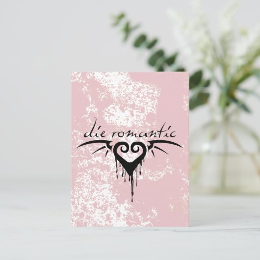 die romantisch briefkaart (Staand voorkant)