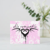 die romantisch briefkaart (Staand voorkant)