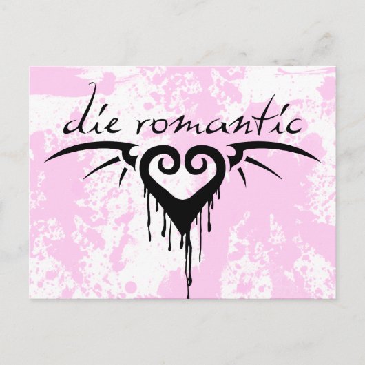 die romantisch briefkaart (Voorkant)