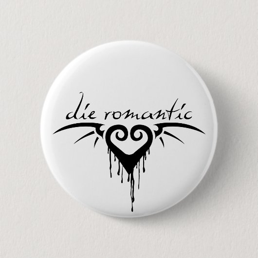die romantisch ronde button 5,7 cm (Voorkant)