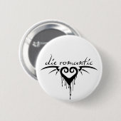 die romantisch ronde button 5,7 cm (Voorkant /achterkant)