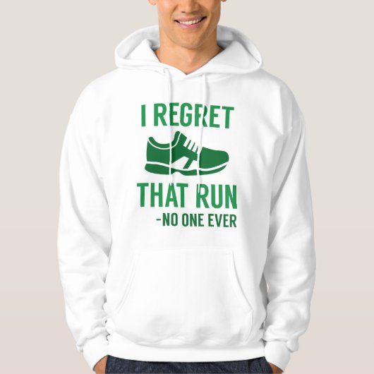 Die ronde spijt me hoodie (Voorkant)