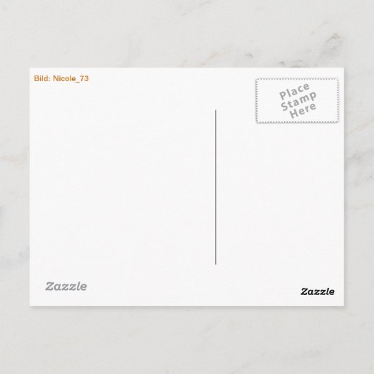 Die rote Libelle Briefkaart (Achterkant)